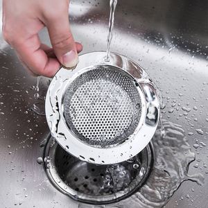 Fourniture en gros pour usage domestique : Filtre égouttoir rond anti-bouchon en acier inoxydable pour évier de cuisine, produit transfrontalier - Product Image 2