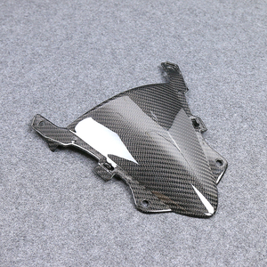 AKOSO-Pare-brise avant en fibre de carbone sèche 3K pour moto de course <span class=keywords><strong>Kawasaki</strong></span> Ninja ZX-4R ZX-4RR 2020 + - Product Image 2