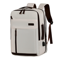 Sac à dos pour ordinateur portable imperméable à l'eau avec chargement USB, multi-couches, en Oxford, pour le travail, le bureau, l'école et les voyages