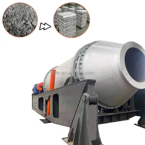 Tianze supply rotary tilting furnace industrial scrap aluminum material melting furnace lead slag metal melting furnace