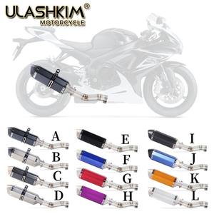 Echappement <span class=keywords><strong>GSX</strong></span> R700 R750 R600 GSXR <span class=keywords><strong>600</strong></span> 750 Moto Slip On Pour Suzuki GSXR600 Gsxr700 Gsxr750 K7 k6 k8 Echappement Silencieux Échappement - Product Image 3