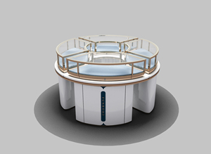 Fancy đồ trang sức bằng gỗ cửa hàng trưng bày thiết kế nội thất đồ nội thất cho bán lẻ trung tâm mua sắm kính hiển thị cung cấp - Product Image 3