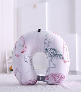 Almohada de Viaje en Forma de U de Espuma Viscoelástica de Rebote Lento Xxz Soft Crystal Velvet para Oficina, Vuelos y Viajes - Product Image 2