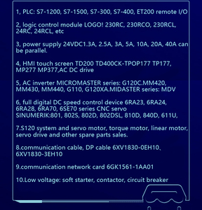 Convertisseur de fréquence de module de contrôleur PLC 6ES7193-4CD20-0AA0 - Product Image 5