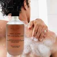 Gel Douche Liquide Bio pour Hommes 500ml – Contrôle du Sébum, Effets Rafraîchissants et Nourrissants, Formule Végétale Naturelle, Soin Doux pour la Peau – Pour Tous Types de Peau