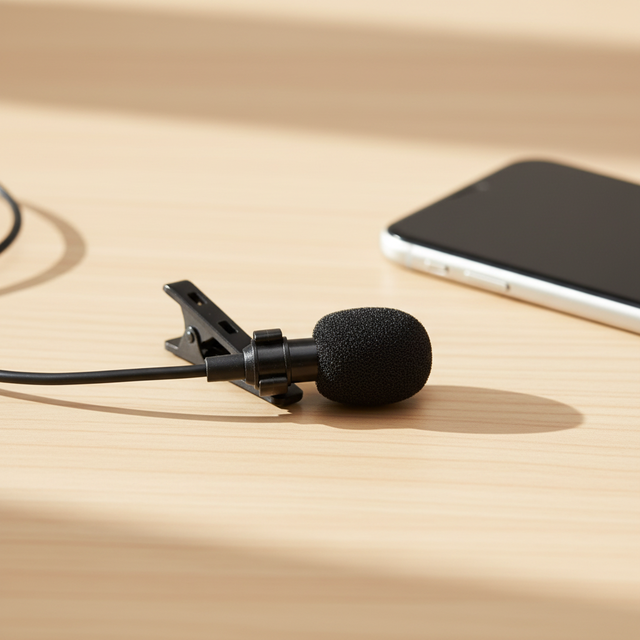 Lane Wired 3.5mm Lavalier Microphone Clip-on Lapel Microphone