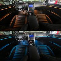 Lampe d'ambiance pour tableau de bord pour Ford Mondeo SYNC 3 2013-2021 Lampe d'ambiance intérieure à LED pour lecteur multimédia