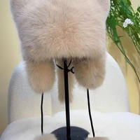 Bonnet en fausse fourrure moelleux parent-enfant avec queue, accessoires chauds d'hiver, oreilles d'ours, rabats, casquette attrape-rêves, utilisation en extérieur