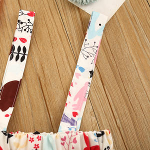 Conjunto de Ropa de Pascua para Niña 2021, Top de Algodón Liso + Vestido, 2 Piezas, Estampado de Conejito, Conjuntos de Boutique para Niños - Product Image 5