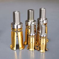 REALMAX BT30/40/50 Penjepit SpindleClaw 4 Petal dengan Ulir Eksternal CNC 45 Derajat Gripper Penjepit SpindleClaw dengan Ulir Eksternal dan Internal