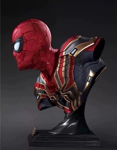 Statue de buste de <span class=keywords><strong>Spider</strong></span>-<span class=keywords><strong>Man</strong></span> en fibre de verre, taille réelle, personnalisée, personnage <span class=keywords><strong>Marvel</strong></span> <span class=keywords><strong>Avengers</strong></span>, sculpture en résine <span class=keywords><strong>Spider</strong></span>-<span class=keywords><strong>Man</strong></span> pour la décoration - Product Image 2