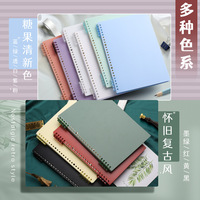 Carnet Seaver B5 blanc à feuilles mobiles, couverture en polypropylène, pages en pâte vierge, pour étudiants, haute valeur esthétique, 26 pages épaissies amovibles
