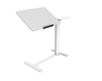 Bureau surélevé pneumatique portable OMNI avec réglage à 90 degrés °   Bureau à hauteur réglable pneumatique à commande tactile