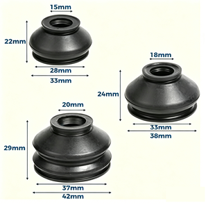 14PCS Universal for Joint Dust <b>Boot</b> Kit Auto Steering Tie Rod End Rubber Dust <b>Cover</b> Anti-Aging Suspension Parts Custom Material - Product Image 4