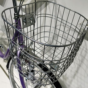 Vélo de ville classique à une vitesse pour femmes en acier léger de 24 <span class=keywords><strong>pouces</strong></span> en gros pour adultes avec panier avant - Product Image 2