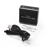 HD MI + 3.5 Séparateur audio 4K Fibre spdif décodeur audio/vidéo 5.1 Convertisseur de décodage