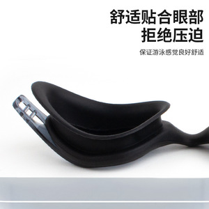 Gafas de natación para adultos, lentes de PC antivaho, lentes planas de alta definición, ajuste universal para natación - Product Image 2