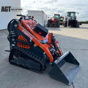 AGT YSRT14 Mini Skid Steer Loader Mini Track Loader bensin kompak Skid Steer Rato Loader - Product Image 2