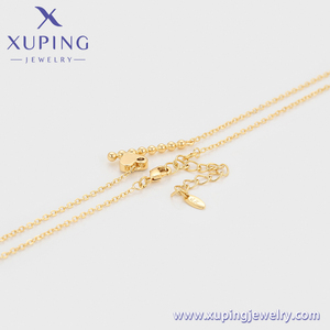 S00150882 Joyería Xuping, Cadenas de Moda, Collares con Colgante de Corazón Chapado en Oro de 18K para Enamorados, Regalo para Novia en el Día de San Valentín - Product Image 4