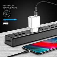 Chargeur mural 12W 5V 2.4A avec prise EU, adaptateur secteur en ABS PC ignifuge avec protection contre les surtensions pour téléphone portable et tablette