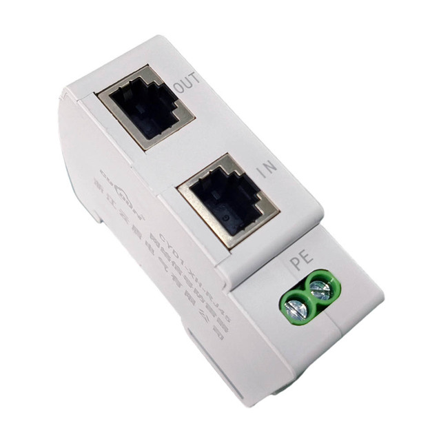 RJ45 1000-POE Network Rj45 Surge Protector  Device for Lightning Protection