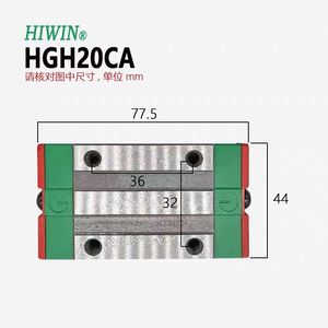 Rodamientos de Acero de Alta Precisión Serie HG de China, Carrozas HGH20CA y Lineales para - Product Image 2