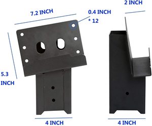 Multi-sử Dụng Ngoài Trời <span class=keywords><strong>4X4</strong></span> Hợp Chất Góc Nền Tảng Chân Đế Cho Hươu Đứng Săn Rèm Shooting Shack, Tree House - Product Image 6