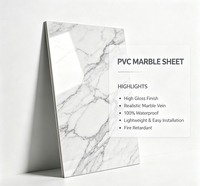Panneaux muraux en PVC modernes, imperméables, ignifuges et anti-UV, alternative au marbre, pour la décoration des murs du salon et des magasins