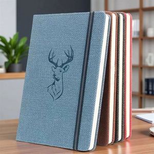A5 Promotional Custom Logo High Quality Personalized Notepad Journal Hardcover PU Leather Notebook - Product Image 1