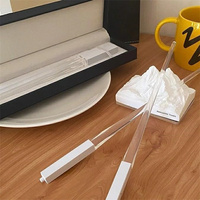Baguettes lumineuses LED réutilisables pour sushi, cadeau fantaisie pour fête, dîner d'anniversaire, divertissement
