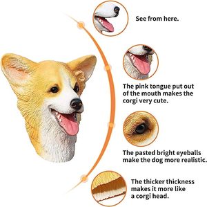 ISO 9001 Máscara <span class=keywords><strong>de</strong></span> <span class=keywords><strong>perro</strong></span> realista Lindo Animal <span class=keywords><strong>de</strong></span> goma Overhead Pascua Cosplay Suministros para fiestas <span class=keywords><strong>de</strong></span> Halloween Máscaras <span class=keywords><strong>de</strong></span> fiesta - Product Image 2