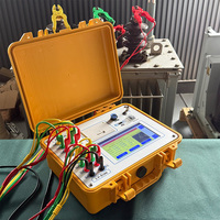 Testeur de rapport de bobinage et de nombre de tours de transformateur CC 2 en 1 (TTR) avec avertissement de inversion de connexion haute/basse tension
