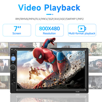 Radio Mobil 7 Inch MP5 Player Audio Mobil USB BT FM USB untuk Universal Autoradio Multimedia Player 2 Din