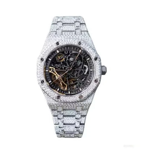 Elegante Reloj con Movimiento de Cuarzo, Esfera de Cristal y Diamantes Moissanite para un Lujo Sofisticado y un Brillo Mejorado - Product Image 4