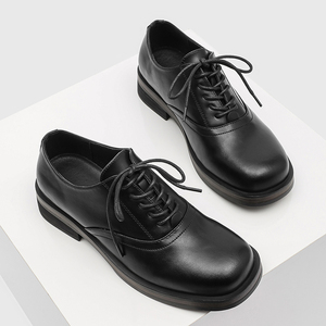 Nouveaux hommes <span class=keywords><strong>bottes</strong></span> de travail robustes bout carré à lacets noir chaussures de mode pour hommes 38-45 chaussures d'habillage formelles de haute qualité en gros - Product Image 1