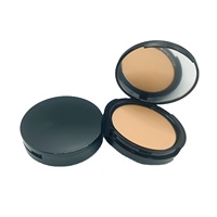 Poudre compacte mate à haute couvrance, longue tenue, contrôle du sébum, fini lisse, en bronze, faible quantité, maquillage OEM
