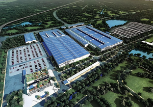 Bâtiment de stand d'exposition automobile en structure acier préfabriquée robuste et économique avec services de soudage, découpe et pliage - Product Image 4