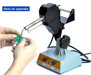 Máquina automática de alimentación de <span class=keywords><strong>estaño</strong></span>, soldador de Pedal termostático ajustable <span class=keywords><strong>con</strong></span> pistola de <span class=keywords><strong>soldadura</strong></span>, máquina de soldar de acero inoxidable, 2 unidades - Product Image 6