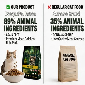 Nourriture sèche pour chats hautement nutritive, riche en protéines, favorisant l'immunité, croquettes sèches pour chats de taille moyenne à grande - Product Image 6