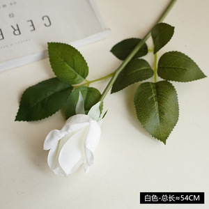 Real Touch Moisturizing Rose <b>Artificial</b> <b>Flower</b> Single Valentine's Day Gift Rose Bud for Home Decoration for Christmas - Product Image 6