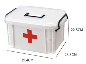 ชุดปฐมพยาบาลทางการแพทย์<span class=keywords><strong>2</strong></span>ชั้น,กล่องยาพลาสติกขนาดใหญ่กล่องเก็บอุปกรณ์เดินทางกล่องปฐมพยาบาลทางการแพทย์ - Product Image 3