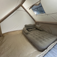 Oeytree Ensemble de matelas de tente gonflable de haute qualité à prix d'usine 6.3 ㎡ Mobilier d'extérieur grand espace avec puits de lumière