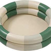 Familien-Retro-Pool im niedlichen Stil, verdicktes PVC, aufblasbar, mit anpassbarer Größe für Neugeborene, Erwachsene und Kinder, einfache Installation