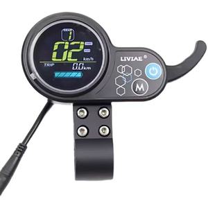 Repuestos para Patinetes Eléctricos LIVIAE Liya: Pantalla LCD, Acelerador de Dedo de 6 Pines, Velocímetro, Acelerador para Reparación - Product Image 1