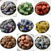En gros NEW STAR AGATE Pierre de cristal naturel brute pour aromathérapie, Diffuseur, Pierre concassée coupée, Spécimen de minerai, Mascotte de Noël