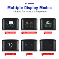 Pantalla HUD 2026 P10 OBD2 para Automóvil, con Pantalla LCD TFT, Muestra Velocidad, RPM, Voltaje, Detección de Códigos de Error