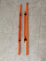 Niveau à bulle industriel en aluminium YJ-AP0807-H avec règle d'angle, haute précision, plage de mesure 120-420 cm (0-6 m), garantie 3 ans