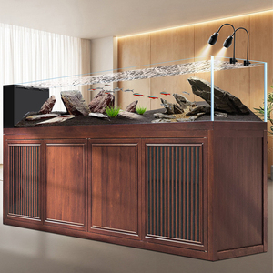 Nuevo Acuario Grande de Paisaje Natural 2026 para Sala de Estar, con Filtro de Fondo de Vidrio y Desbordamiento Lateral - Product Image 2