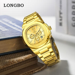 新しいエレガントなファッション多用途メンズビジネスクォーツ腕時計、カスタマイズされた高級防水ステンレススチール製、40mmポインター付き腕時計 - Product Image 2