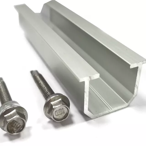 Estrutura de Alumínio Extrudado Personalizada para Perfis de Trilhos de Painéis Solares com Instalação Rápida, Garantia de 12 Anos, Certificado CE - Product Image 4